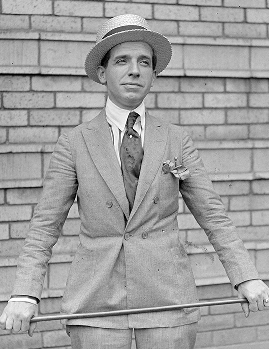 Charles Ponzi, photographed in 1920 during the height of his Boston operation