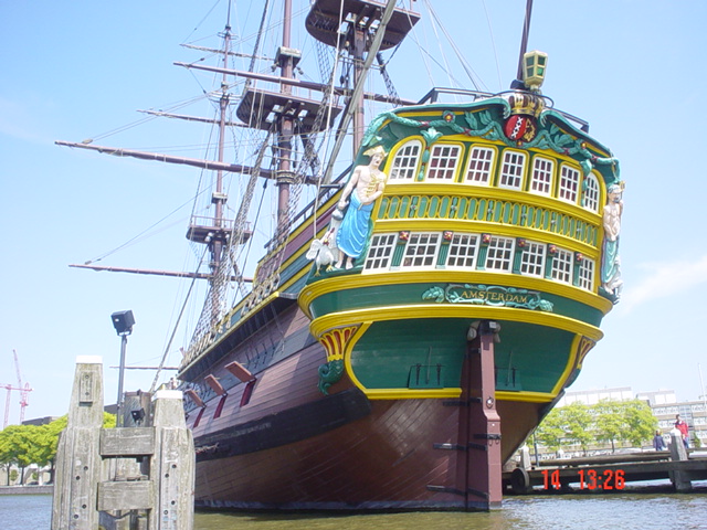 Replica of the Amsterdam, a VOC ship at the National Maritime Museum